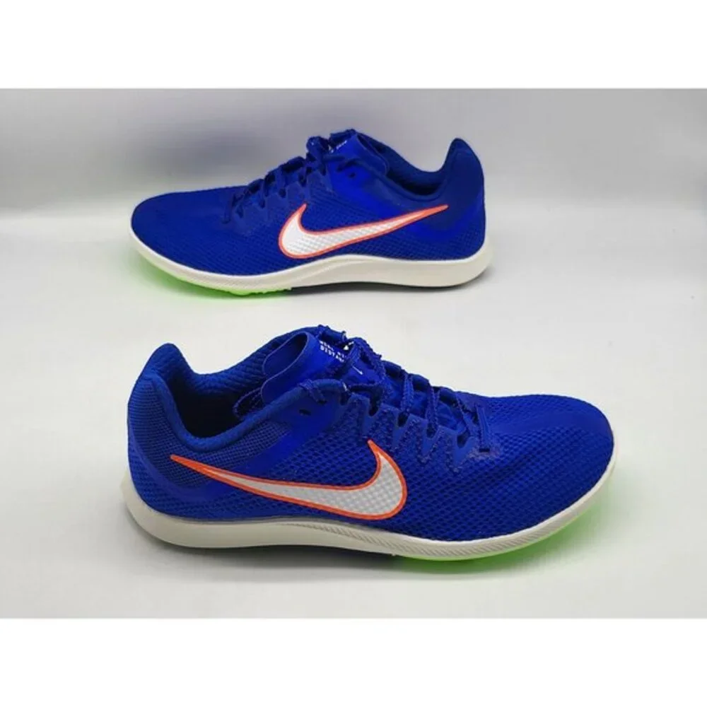 Nike Zoom Rival‎ Distance Mens 11 Blue Track Field Shoes Spikes DC8725-401 NWOB